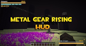 Мод Metal Gear Rising HUD для Minecraft 1.18.2