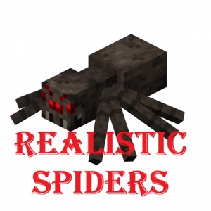 Мод Realistic Spiders для Minecraft 1.19.3, 1.18.2, 1.17.1,  ...