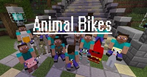 Мод Animal Bikes для Minecraft 1.16.5, 1.14.4, 1.13.2,  ...