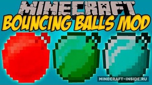 Мод Bouncing Balls для Minecraft 1.20.4, 1.20.2, 1.20.1,  ...