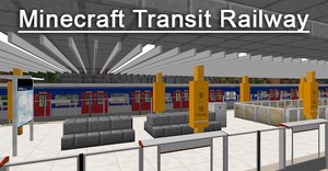 Мод Minecraft Transit Railway для Minecraft 1.20, 1.19.4, 1.19.3,  ...