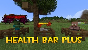 Мод Health Bar Plus для Minecraft 1.20.1, 1.19.3, 1.19.2,  ...