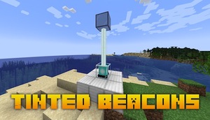 Мод Tinted Beacons для Minecraft 1.19.2, 1.18.1