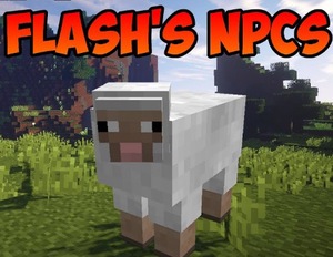 Мод Flash's NPCs для Minecraft 1.18.2, 1.16.5