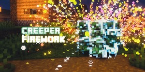 Мод Creeper Firework для Minecraft 1.21.1, 1.20.4, 1.20.1,  ...