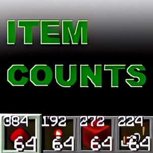 Мод Item Counts для Minecraft 1.21, 1.20.6, 1.20.5,  ...