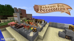 Мод Neoelfeo's Medieval Pub Decoration для Minecraft 1.17.1, 1.16.5, 1.15.2,  ...