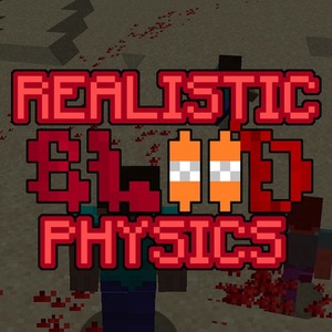 Мод Realistic Blood Physics для Minecraft 1.19.2, 1.18.2, 1.16.5
