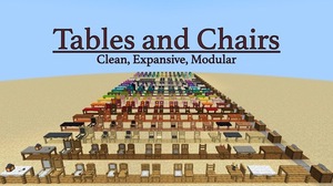 Мод Axel's Tables and Chairs для Minecraft 1.20.4, 1.20.2, 1.20,  ...