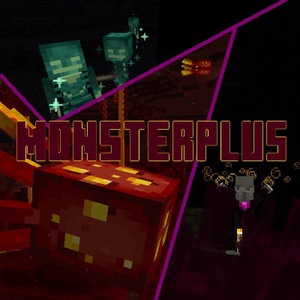 Мод Monster Plus для Minecraft 1.21.1, 1.21, 1.20.4,  ...