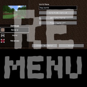 Мод Reimagined World Menu для Minecraft 1.21.1, 1.21, 1.20.6,  ...