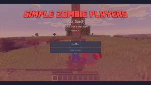 Мод Simple Zombie Players для Minecraft 1.19.2, 1.18.2, 1.17.1,  ...