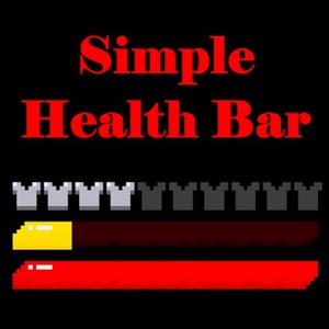 Мод Simple Health Bar для Minecraft 1.21.1, 1.21, 1.20.6,  ...