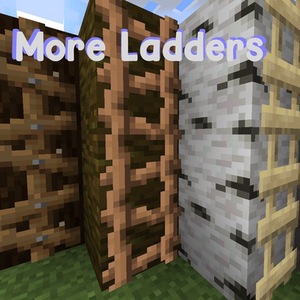Мод More Ladders для Minecraft 1.21.1, 1.21, 1.20.6,  ...