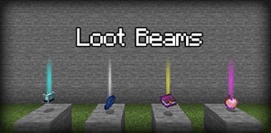 Мод Loot Beams для Minecraft 1.20.1, 1.19.2, 1.18.2,  ...