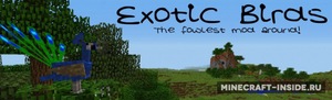 Мод Exotic Birds для Minecraft 1.20.1, 1.19.3, 1.19.2,  ...