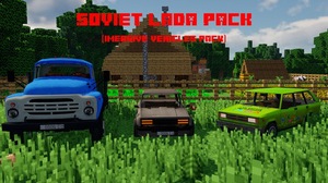 Мод Soviet Lada - Nuckem cars pack для Minecraft 1.16.5, 1.12.2