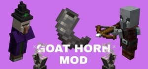 Мод Goat Horn для Minecraft 1.20.1, 1.18.2, 1.17.1