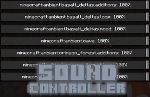 Мод Sound Controller для Minecraft 1.21, 1.20.6, 1.20.5,  ...