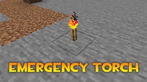 Мод Emergency Torch для Minecraft 1.20.2, 1.20.1