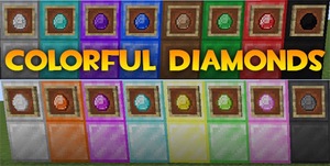 Мод Colorful Diamonds для Minecraft 1.19.4, 1.19.2