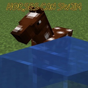 Мод Horses can Swim для Minecraft 1.21.1, 1.21, 1.20.6,  ...