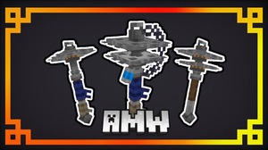 Мод Atomic Mele Weapons для Minecraft 1.20.1