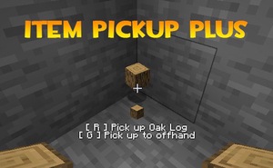 Мод ItemPickupPlus для Minecraft 1.20.1