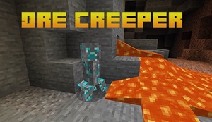 Мод Ore Creeper для Minecraft 1.21.4, 1.21.3, 1.21.1,  ...