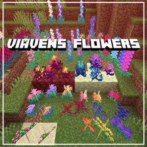Мод Viavens Flowers для Minecraft 1.21.1, 1.20.1
