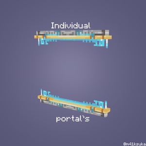 Мод Individual Portal's from Voice of Time для Minecraft 1.19.2, 1.18.2