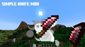 Мод Simple Knife Mod для Minecraft 1.20.1