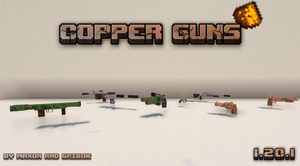 Мод Copper Guns для Minecraft 1.20.1