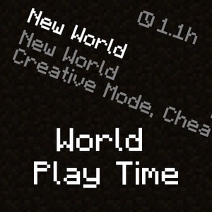 Мод World Play Time для Minecraft 1.21.3, 1.21.1, 1.21,  ...