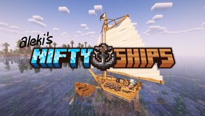 Мод aleki's Nifty Ships для Minecraft 1.20.1
