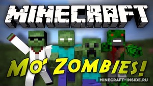 Мод Mo’ Zombies для Minecraft 1.7.10, 1.7.2, 1.5.2