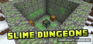 Мод Slime Dungeons для Minecraft 1.8, 1.7.10, 1.7.2,  ...