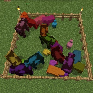 Мод Dye Mob Dye для Minecraft 1.20.1