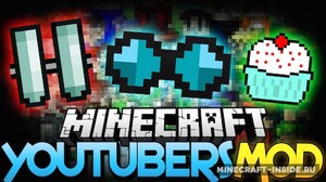 Мод Youtuber Items для Minecraft Мод, Карта для мода