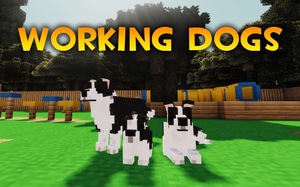 Мод Wоrking Dоgs для Minecraft 1.16.5