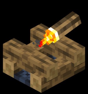 Мод Lit on fire для Minecraft 1.21.1