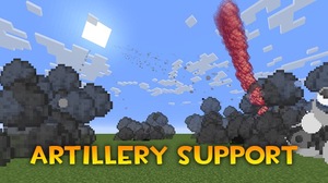 Мод Artillery Support для Minecraft 1.20.1