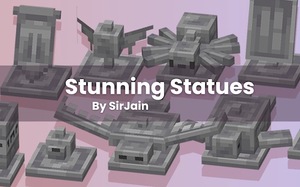 Мод Stunning Statues для Minecraft 1.21.1, 1.21, 1.20.1