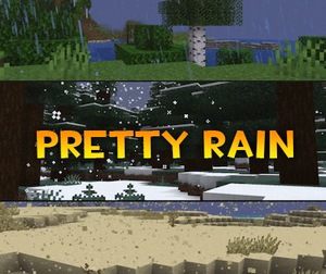 Мод Pretty Rain для Minecraft 1.21.4, 1.21.1, 1.20.1