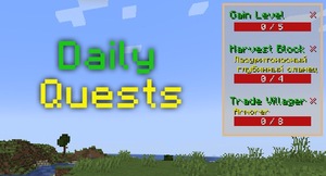 Мод Daily Quests для Minecraft 1.21.1 - 1.21, 1.21.1 - 1.21 forge / neoforge / fabric / quilt