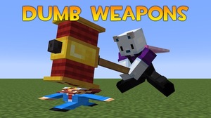 Мод Knarfy's Dumb Weapons для Minecraft 1.21