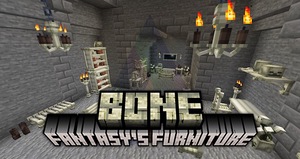 Мод Fantasy's Furniture - Bone для Minecraft 1.21.4