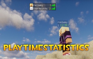 Мод PlayTimeStatistics для Minecraft 1.21.4, 1.21.3, 1.21.2,  ...