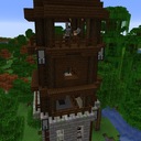 Мод New robber buildings для Minecraft 1.20.1