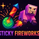 Мод Sticky Fireworks для Minecraft 1.21.6, 1.21.5